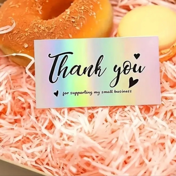 620 pieces Thank You Cards, stickers and bag - Picture 4 of 9